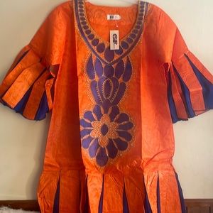 African Dashiki Maxi Dress